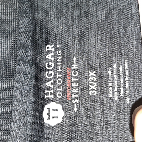1115 Haggar Performance Stretch Polo Shirt - Picture 4 of 7